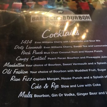 Barbecue And Bourbon - Drink menu - Barbeque Near Me - Speedway, Indiana Barbecue And Bourbon - Drink menu - Barbeque Near Me - Speedway, Indiana