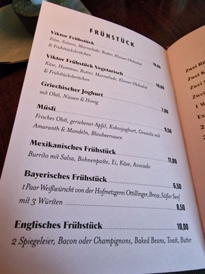 Menu photo 4 Café Viktor Augsburg, BY