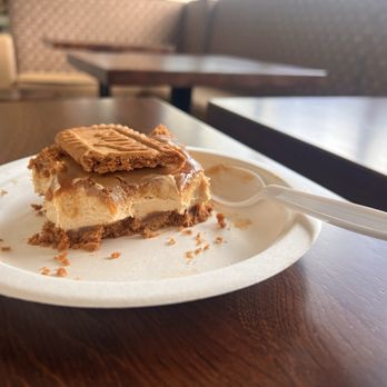 Finjan Qahwa - Just a portion of the lotus cheesecake--out of this world! - Coffee & Tea Near Me - San Francisco, California Finjan Qahwa - Just a portion of the lotus cheesecake--out of this world! - Coffee & Tea Near Me - San Francisco, California