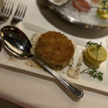 Eddie V's Prime Seafood - Jumbo Lump Crab Cake - Seafood Near Me - Paramus, New Jersey Eddie V's Prime Seafood - Jumbo Lump Crab Cake - Seafood Near Me - Paramus, New Jersey