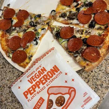 Trader Joe's - Trader Joe's new Vegan Pepperoni - Grocery Near Me - Reno, Nevada Trader Joe's - Trader Joe's new Vegan Pepperoni - Grocery Near Me - Reno, Nevada