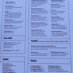 Ffinch’s Waterfront Restaurant - Menu