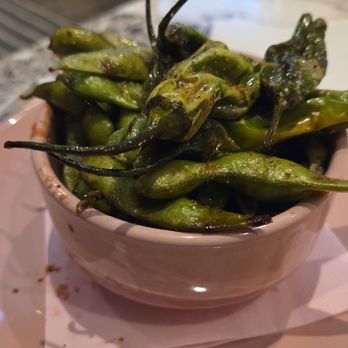 Huddy's At The Beach - Happy Hour Edamame + Shishito Peppers ($10)  01-15-2026 - New American Near Me - Hermosa Beach, California