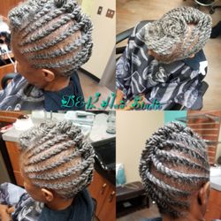 D&R Hair Studio - Flat Twist Updo