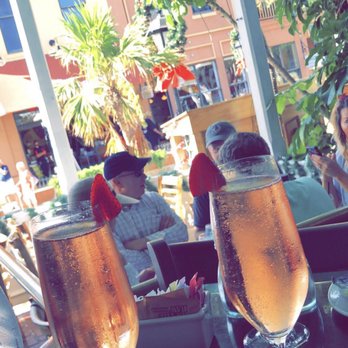 Bagatelle - Strawberry mimosas - Seafood Near Me - Key West, Florida