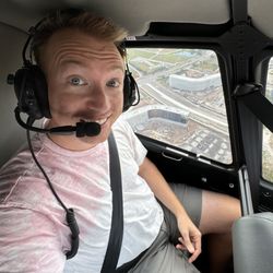 International Heli-Tours - Flying over Universal Epic Universe -- Stella Nova and Terra Luna Hotels.