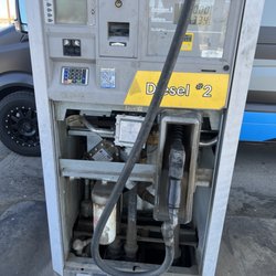 Mobil - One of the few pumps that does work at the station