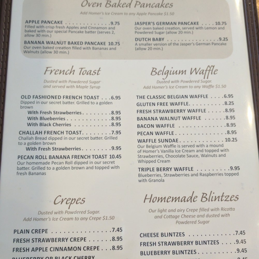 Jasper's Cafe - Breakfast & Brunch Near Me - Glenview, Illinois
