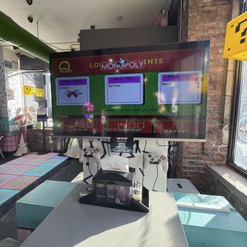 8-Bit Bites - Video Game station at table. - Halal Near Me - Brooklyn, New York 8-Bit Bites - Video Game station at table. - Halal Near Me - Brooklyn, New York