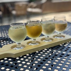 Potter's Craft Cider - The "build-your-own" cider flight. Pick 4 for $15.