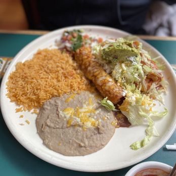 Fiesta Jalisco - Chiminanga and Enchiladas plate - Mexican Near Me - Breckenridge, Colorado Fiesta Jalisco - Chiminanga and Enchiladas plate - Mexican Near Me - Breckenridge, Colorado