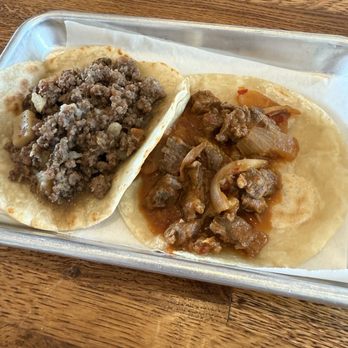 La Mex - Carne Guisada Taco & Picadillo Taco - Mexican Near Me - Houston, Texas La Mex - Carne Guisada Taco & Picadillo Taco - Mexican Near Me - Houston, Texas