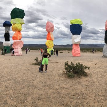 Seven Magic Mountains - Public Art Near Me - Las Vegas, Nevada