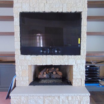 Defined AV - Custom 75" HDTV Over Fireplace (Final Phase of Installation) - Home Theatre Installation Near Me - Newbury Park, California