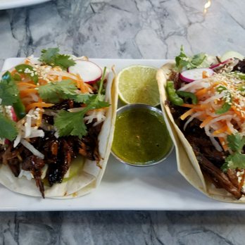 The Ice Plant - The pork shoulder tacos - Cocktail Bars Near Me - St. Augustine, Florida The Ice Plant - The pork shoulder tacos - Cocktail Bars Near Me - St. Augustine, Florida