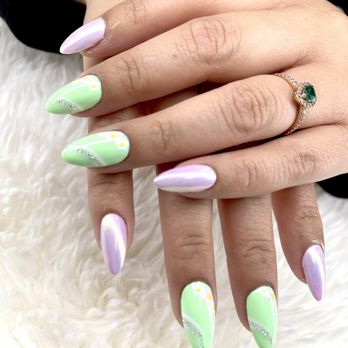 J's Skincare & Nails - Gel x by Christina - Easter inspired - Nail Salons Near Me - Whittier, California