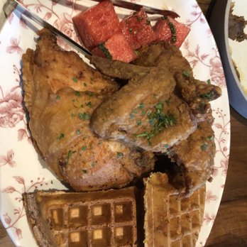 Yardbird - SMALL chicken and waffles. 5 stars. Order this! - Southern Near Me - Los Angeles, California Yardbird - SMALL chicken and waffles. 5 stars. Order this! - Southern Near Me - Los Angeles, California