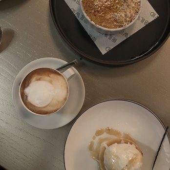 BLVD Steakhouse - Crème brûlée and latte - New American Near Me - Chicago, Illinois BLVD Steakhouse - Crème brûlée and latte - New American Near Me - Chicago, Illinois
