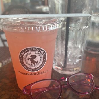 Panini Kabob Grill - Fresh strawberry lemonade... - Mediterranean Near Me - Brea, California Panini Kabob Grill - Fresh strawberry lemonade... - Mediterranean Near Me - Brea, California