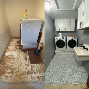 RemodelWise - before and after a laundry room remodel - General Contractors Near Me RemodelWise - before and after a laundry room remodel - General Contractors Near Me