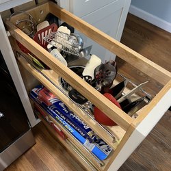 Cabinets To Go - This is my absolute favorite cabinet. All of our cooking utensils are in here, as well as foil, trash bags, etc.