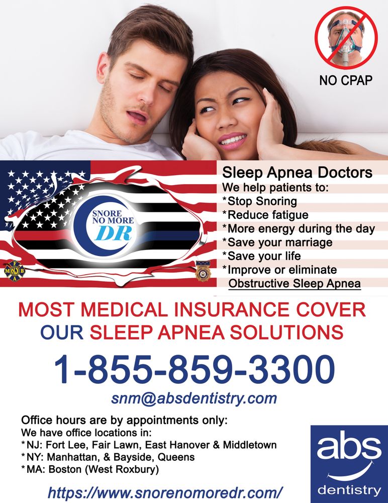 Snore No More - sleep specialist in Middletown, NJ