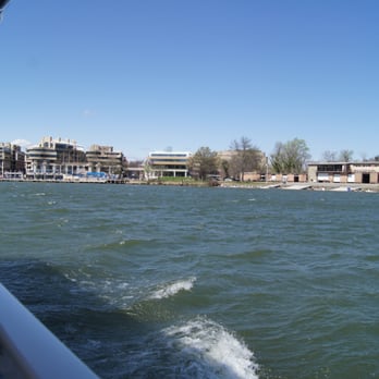 DC Cruises - Georgetown -viewed from "Cherry Blossom Water Taxi" - Tours Near Me - Washington, DC, District of Columbia