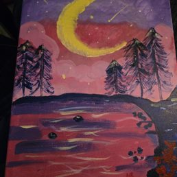 My finished piece (With two lobsters in the corner) My finished piece (With two lobsters in the corner)