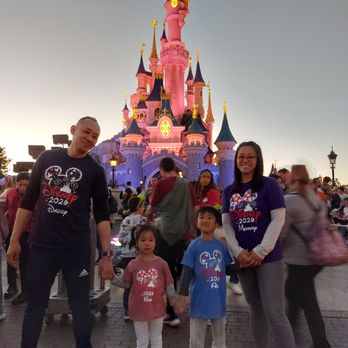 Disneyland Paris - Our Fam @ Disneyland Park Paris (in front of Sleeping Beauty's Castle!) - Amusement Parks Near Me Disneyland Paris - Our Fam @ Disneyland Park Paris (in front of Sleeping Beauty's Castle!) - Amusement Parks Near Me