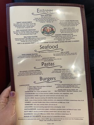 Menu photo 3 Cleveland Draft House Fuquay-Varina, NC