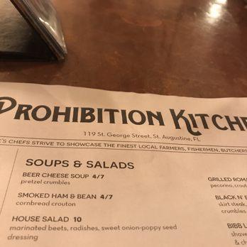 Prohibition Kitchen - Bars Near Me - St. Augustine, Florida Prohibition Kitchen - Bars Near Me - St. Augustine, Florida