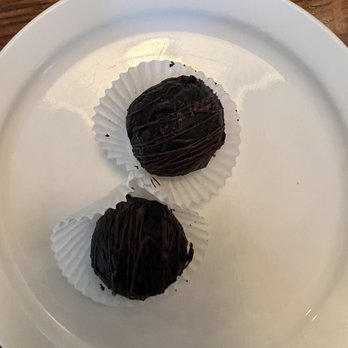 Blind Faith Cafe - Chocolate truffle balls - Vegetarian Near Me - Evanston, Illinois Blind Faith Cafe - Chocolate truffle balls - Vegetarian Near Me - Evanston, Illinois
