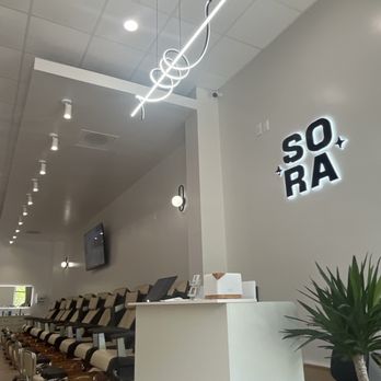 Sora Nail - I love the light fixtures - Nail Salons Near Me - Morrisville, North Carolina