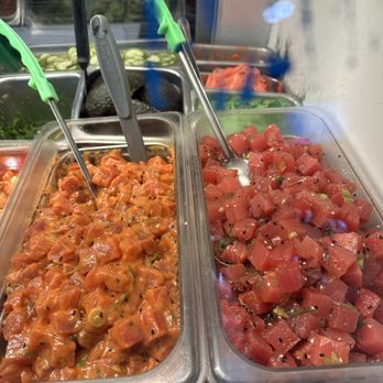 Seasurf Fish Co - Behind the glass counter! - Seafood Near Me - Del Mar, California