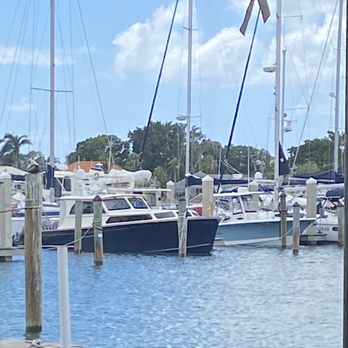 Dockside Waterfront Grill - Nice view from our table. - Seafood Near Me - Venice, Florida