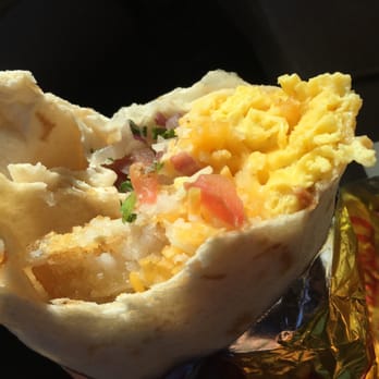 Carl's Jr - Loaded bfast burrito! With fresh salsa - Burgers Near Me - Brentwood, California Carl's Jr - Loaded bfast burrito! With fresh salsa - Burgers Near Me - Brentwood, California