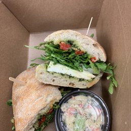 1/2 Chilled Mozzarella Roasted Red Pepper Sandwich with Soup or Salad 1/2 Chilled Mozzarella Roasted Red Pepper Sandwich with Soup or Salad