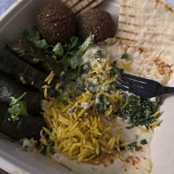 Stop N Go Gyros - Vegetarian Sampler - Greek Near Me - Dallas, Texas Stop N Go Gyros - Vegetarian Sampler - Greek Near Me - Dallas, Texas
