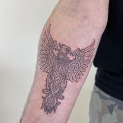 Crown & Anchor Tattoo Parlor - Custom phoenix tattoo
