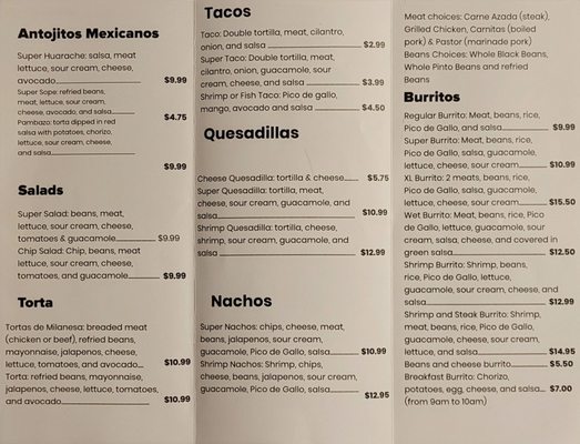 Menu photo 5 Ciudad Azteca Taqueria San Leandro, CA Menu photo 5 Ciudad Azteca Taqueria San Leandro, CA