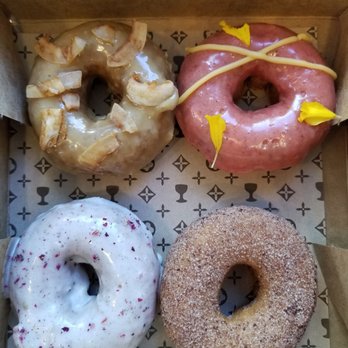 Holey Grail Donuts - Sample pack 3/24/2022. Flavors rotate periodically. - Donuts Near Me - Honolulu, Hawaii Holey Grail Donuts - Sample pack 3/24/2022. Flavors rotate periodically. - Donuts Near Me - Honolulu, Hawaii