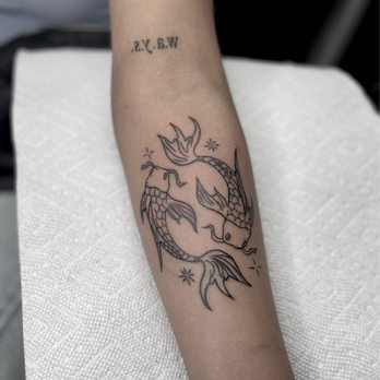 CFS Tattoo - koi fish tattoo & small w.a.y.s tattoo - Tattoo Near Me - San Antonio, Texas