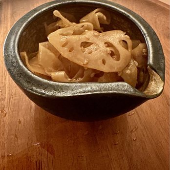 Nodoguro - Smoked Black Cod and Lotus - Japanese Near Me - Portland, Oregon Nodoguro - Smoked Black Cod and Lotus - Japanese Near Me - Portland, Oregon