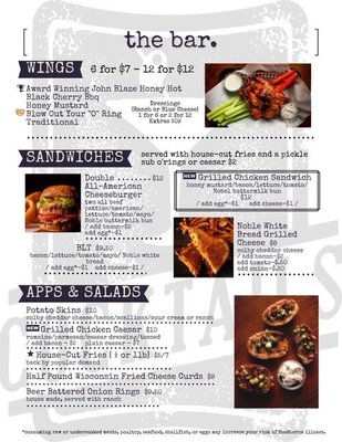 Menu photo 2 The Bar - Arcadia Phoenix, AZ Menu photo 2 The Bar - Arcadia Phoenix, AZ