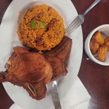 Bebo's Café - 2 Chulita yellow rice and beans, sweet plantains, Thank.you - Caribbean Near Me - San Juan, Puerto Rico Bebo's Café - 2 Chulita yellow rice and beans, sweet plantains, Thank.you - Caribbean Near Me - San Juan, Puerto Rico