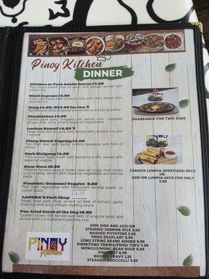Menu photo 2 Pinoy Kitchen Vinton, VA