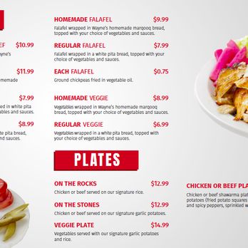 Wayne’s Mediterranean - Menu - Mediterranean Near Me - Bowmanville, Ontario