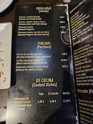 Menu photo 8 Matador Madrid, M Menu photo 8 Matador Madrid, M