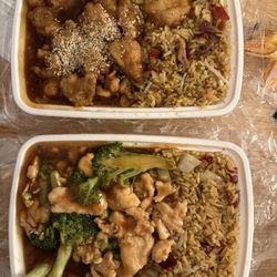 Magic Wok - C5. Chicken with Broccoli Combo and C23. Sesame Chicken Combo