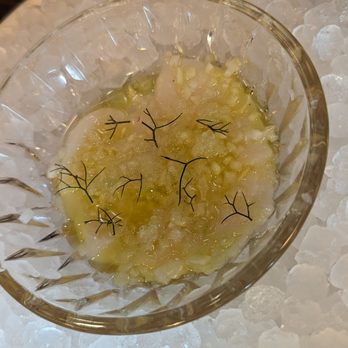 Juniper - Scallop crudo - Italian Near Me - Austin, Texas Juniper - Scallop crudo - Italian Near Me - Austin, Texas